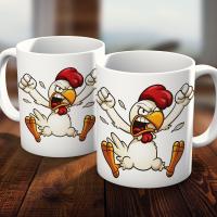 Tavuk Eğlenceli Hediyelik Kupa Bardak